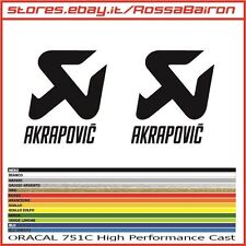 Kit 2 Adhésifs Akrapovic