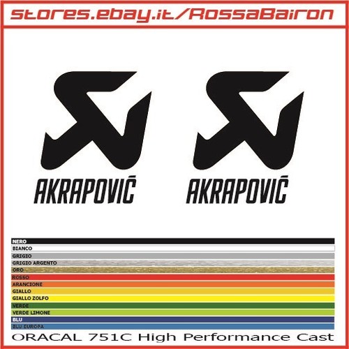 Kit adhésifs akrapovic - adhésifs,