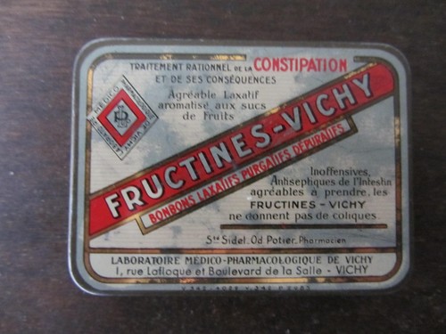 Boite tôle fructines vichy - boite, fructines-vichy
