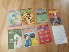 vintage-Lot 7 revues OKAPI-1975-magazine enfant-junior revue ados