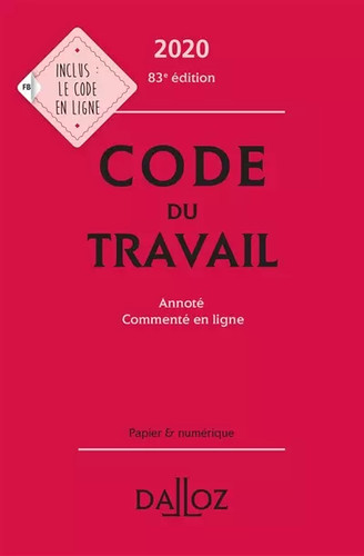 Code travail 2020 annoté - du,