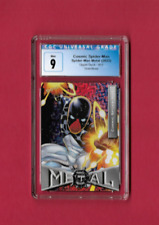 2021 Marvel Métal Universe Spider Man Cosmic Spider Man Grandiose gradée Cgc 9