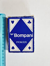 Carte À Jouer Bompani Poker Bridge Ramino Vintage Original Nouvelle