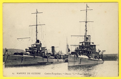 Old postcard navy - postcard,