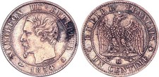 1 Centime Napoléon III -