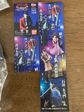 Jeu de figurines BANDAI Lupin the Third complet 5 types avec accessoires - Neuf