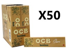 PROMO Feuille à rouler OCB Bambou BAMBOO SLIM non blanchie PAR 50 - NEUF - X50