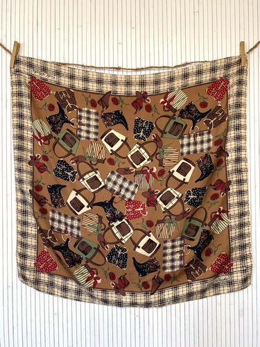 Foulard carré soie - foulard,