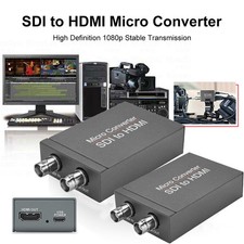 2X 1 SDI In to 2HDMI+SDI Out Mini HD Video Micro Convertisseur Audio Switcher A1
