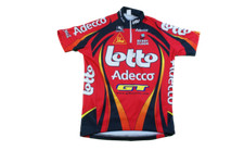 Maillot vélo rétro Giordana Lotto Adecco