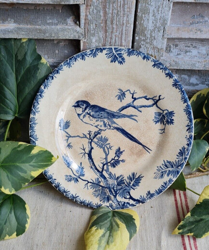 Ancienne assiette terre - terre, de