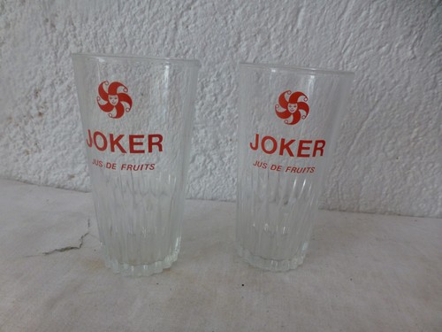Lot deux verres ancien - deux,
