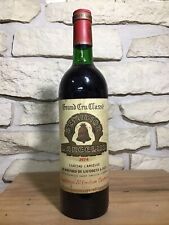 Château L’angelus 1974 Saint Emilion Grand Cru Classé N°235