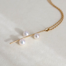 Pendentif en perles Akoya