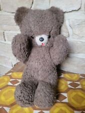OURS NOUNOURS TEDDY BEAR MARRON PELUCHE VINTAGE CHAMBRE ENFANT  🐻