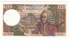 (FR1) 10 FRANCS VOLTAIRE