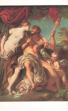 Art - Tableau - F. Le Moyne - Hercule et Omphale - Musée du Louvre