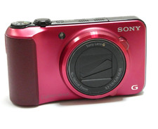 SONY DSC HX10V CYBERSHOT RED 18.2 MP FULL HD APPAREIL PHOTO NUMERIQUE CM 8 GO