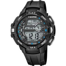 Calypso Chronographe Montre Plastique Noir Lumière Date K5836/4