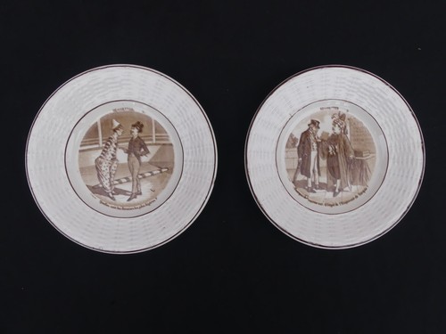 Assiettes faience digoin - 2,
