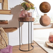 FineBuy Table d'appoint Bois