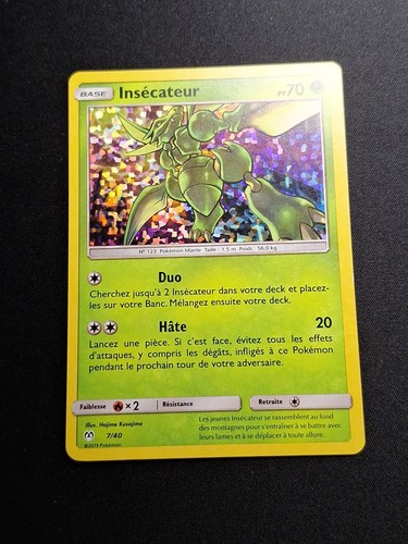 Carte pokémon insecateur - insecateur, 7/40