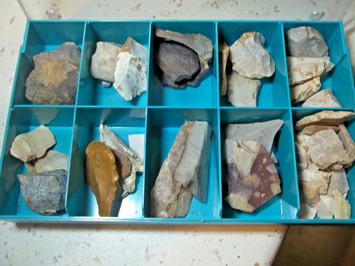 éclats silex préhistoire - Éclats, de