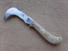 couteau serpette pliante Hérisson manche os - longueur 18,5 cm