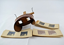 STEREOSCOPE XIXe + 24 CARTES