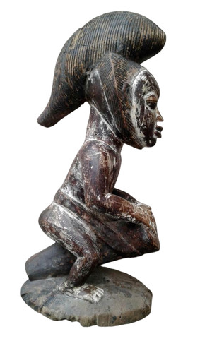 Statue masque punu - statue/masque, du