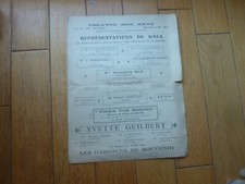 PROGRAMME THEATRE DES ARTS