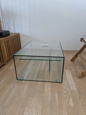 Table basse salon en verre
