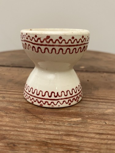 Ancien coquetier diabolo avec - ancien,