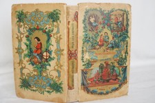 RARE CARTONNAGE ROMANTIQUE ENFANTINA GIRAUDIERE SORRIEU 8 GRAVURES 1852 