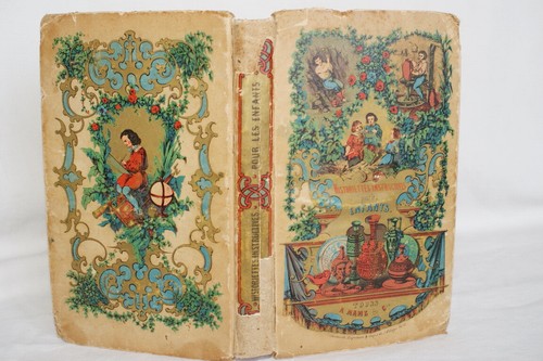 Rare cartonnage romantique - cartonnage,