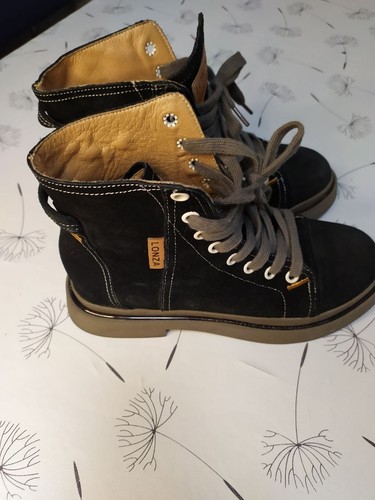 Leather boots size - , 37-38.