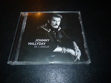 CD "JOHNNY HALLYDAY : DE L'AMOUR"