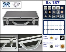 Valise Monnaies Etuis Numismatiques ALU SAFE 268-187 Diamant 6x 187 Tableaux