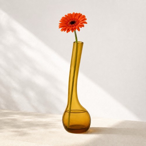 Vase soliflore signé - , la