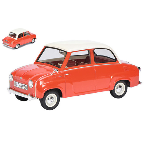 Goggomobil 1955 red - with, white