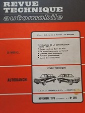 AUTOBIANCHI A 111 PRIMULA 65 C COUPE S REVUE TECHNIQUE AUTOMOBILE RTA 295 MINI