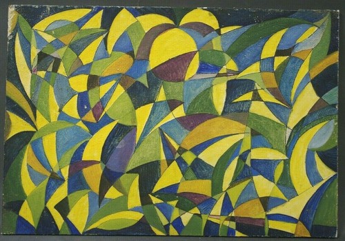Tableau 1961 coloriste huile - 1961,