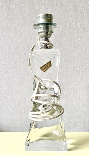 Grand pied lampe cristal - de,