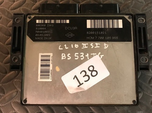 Calculateur vierge renault - vierge,