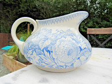 Ancien Broc de toilette - Faïence U & C SARREGUEMINES - Modèle Jardinière - TBE