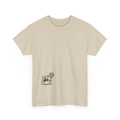 English bulldog minimalist - english,