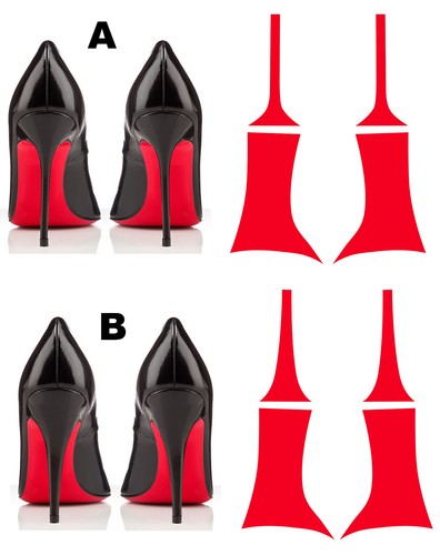 Semelles rouge chaussure - semelles,