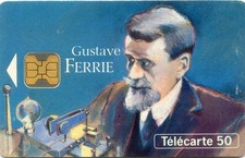 télécarte - les grandes figures des telecommunications - Gustave Ferrie - 1993