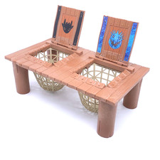 PLAYMOBIL * DRAGONS * Stand Jeu Plateforme Attrape Mouton Marron Filet 9461