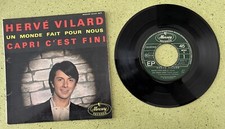 Hervé Vilard Capri c'est fini Un monde fait pour nous 45 tours vinyle
